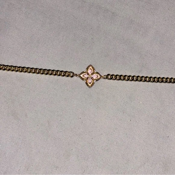 14k gold filled with cz stones bracelet new - Picture 3 of 4
